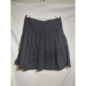 Appraisal Womens Size 16 Black Textured Skirt Side Zip